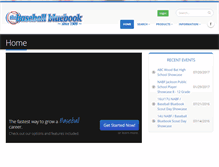 Tablet Screenshot of baseballbluebook.com